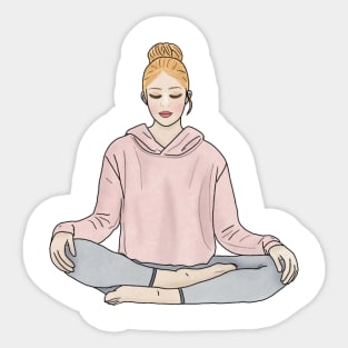 Meditation Sticker